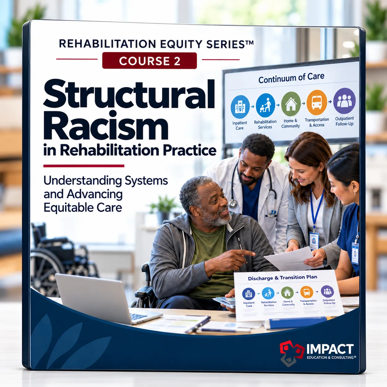 Structural Racism in Rehabilitation Practice course cover, Rehabilitation Equity Series Course 2